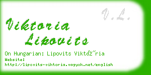 viktoria lipovits business card